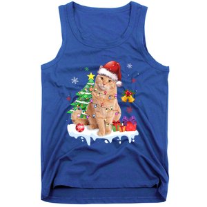 Meowy Feline Festivities Merry Catmas Christmas Cat Cute Gift Tank Top