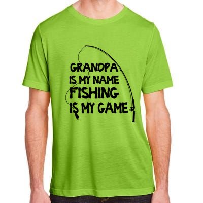 Matching Family Fishing Grandpa Fisher Gift Adult ChromaSoft Performance T-Shirt