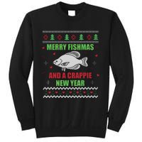 Merry Fishmas Fishing Funny Xmas Crappie For Fisherman Sweatshirt