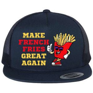 Make French Fries Great Again Flat Bill Trucker Hat