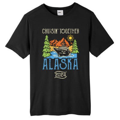 Matching Family Friends Group Alaska Cruise Together 2024 Tall Fusion ChromaSoft Performance T-Shirt