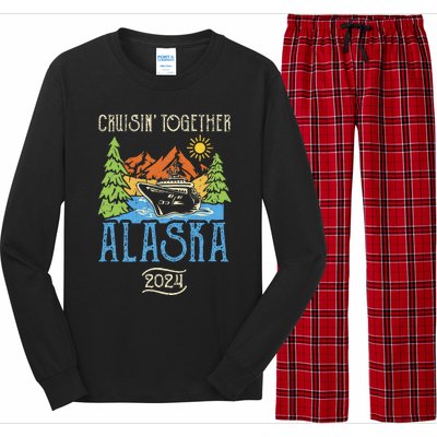 Matching Family Friends Group Alaska Cruise Together 2024 Long Sleeve Pajama Set