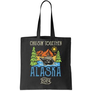 Matching Family Friends Group Alaska Cruise Together 2024 Tote Bag