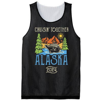 Matching Family Friends Group Alaska Cruise Together 2024 Mesh Reversible Basketball Jersey Tank