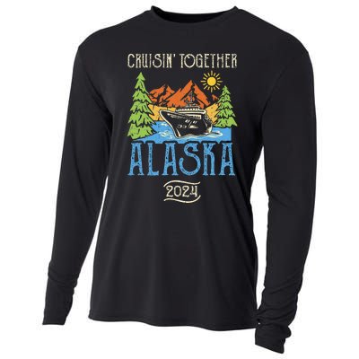 Matching Family Friends Group Alaska Cruise Together 2024 Cooling Performance Long Sleeve Crew