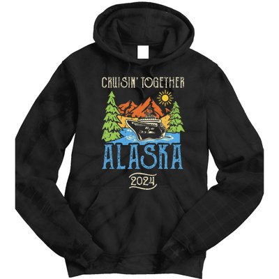 Matching Family Friends Group Alaska Cruise Together 2024 Tie Dye Hoodie