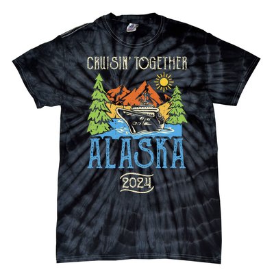 Matching Family Friends Group Alaska Cruise Together 2024 Tie-Dye T-Shirt