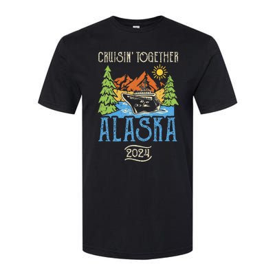 Matching Family Friends Group Alaska Cruise Together 2024 Softstyle CVC T-Shirt