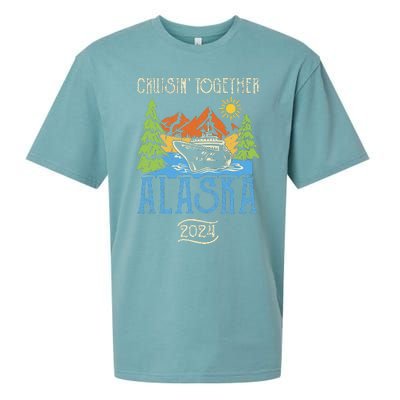 Matching Family Friends Group Alaska Cruise Together 2024 Sueded Cloud Jersey T-Shirt