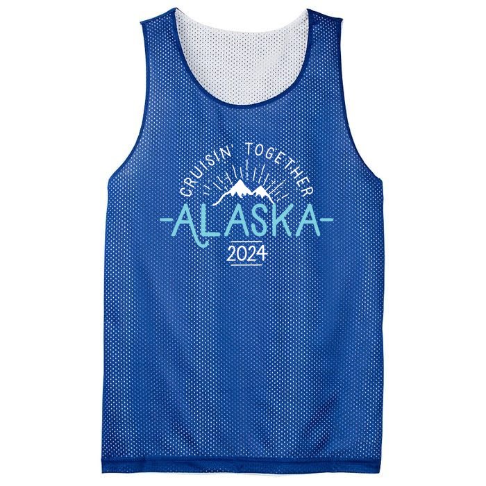 Matching Family Friends And Group Alaska Cruise 2024 Gift Mesh Reversible Basketball Jersey Tank