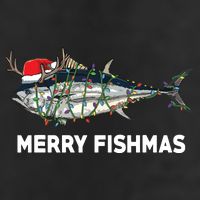 Merry Fishmas Funny Fish Fishing Fisherman Christmas Xmas Hat