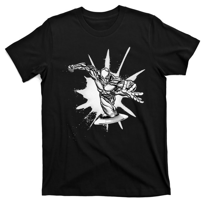 Marvel Fantastic Four Silver Surfer Speed Epic Logo T-Shirt