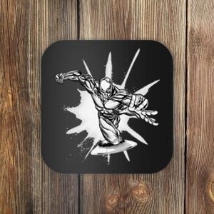 Marvel Fantastic Four Silver Surfer Speed Epic Logo Coaster