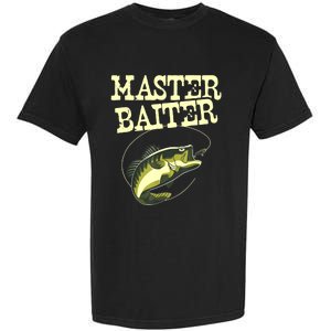 Masterbaiter Funny Fishing Fisherman Fish Master Baiter Garment-Dyed Heavyweight T-Shirt