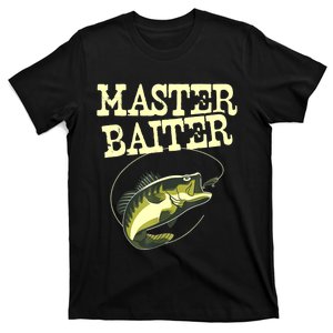 Masterbaiter Funny Fishing Fisherman Fish Master Baiter T-Shirt