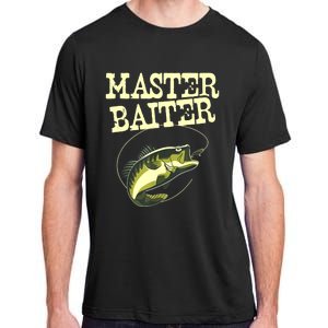 Masterbaiter Funny Fishing Fisherman Fish Master Baiter Adult ChromaSoft Performance T-Shirt