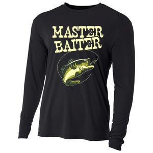 Masterbaiter Funny Fishing Fisherman Fish Master Baiter Cooling Performance Long Sleeve Crew