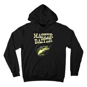 Masterbaiter Funny Fishing Fisherman Fish Master Baiter Tall Hoodie