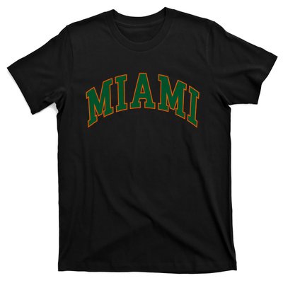 Miami Football Font T-Shirt