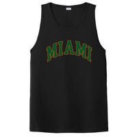 Miami Football Font PosiCharge Competitor Tank