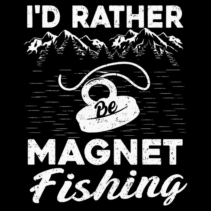 Magnet Fishing Funny I'd Rather Be Magnet Fishing Impact Tech Backpack