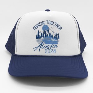 Matching Family Friends And Group Alaska Cruise 2024 Trip Trucker Hat