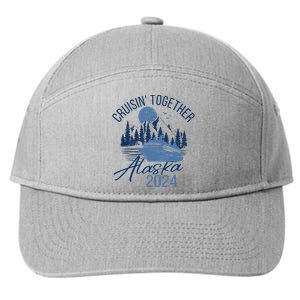 Matching Family Friends And Group Alaska Cruise 2024 Trip 7-Panel Snapback Hat