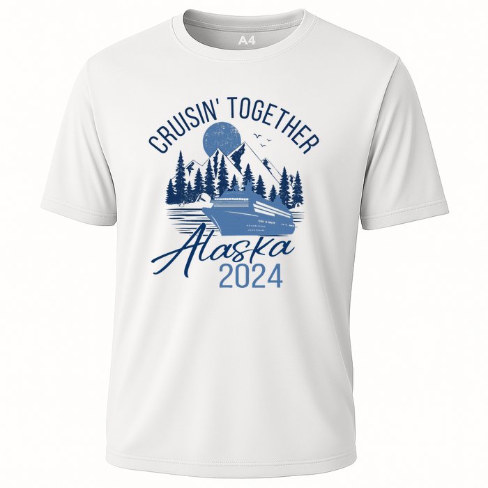 Matching Family Friends And Group Alaska Cruise 2024 Trip Cooling Performance Crew T-Shirt