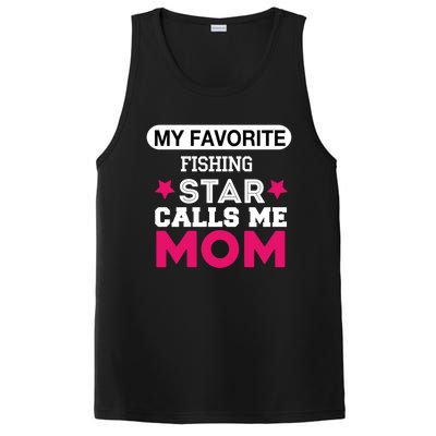 My Favorite Fishing Star Calls Me Mom Proud Funny Gift PosiCharge Competitor Tank