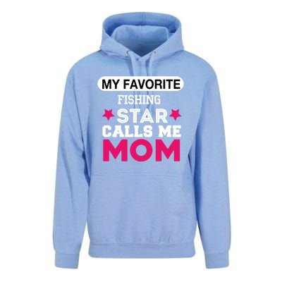 My Favorite Fishing Star Calls Me Mom Proud Funny Gift Unisex Surf Hoodie