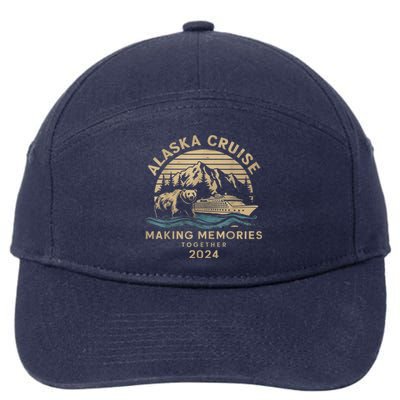 Matching Family Friends And Group Alaska Cruise 2024 Great Gift 7-Panel Snapback Hat