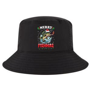 Merry Fishmas Fish Funny Fishing Christmas Dad Great Gift Cool Comfort Performance Bucket Hat