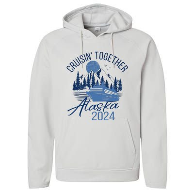 Matching Family Friends And Group Alaska Cruise 2024 Trip Performance Fleece Hoodie