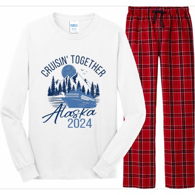 Matching Family Friends And Group Alaska Cruise 2024 Trip Long Sleeve Pajama Set