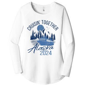 Matching Family Friends And Group Alaska Cruise 2024 Trip Women's Perfect Tri Tunic Long Sleeve Shirt