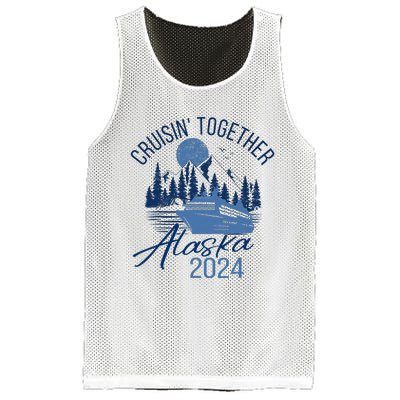 Matching Family Friends And Group Alaska Cruise 2024 Trip Mesh Reversible Basketball Jersey Tank