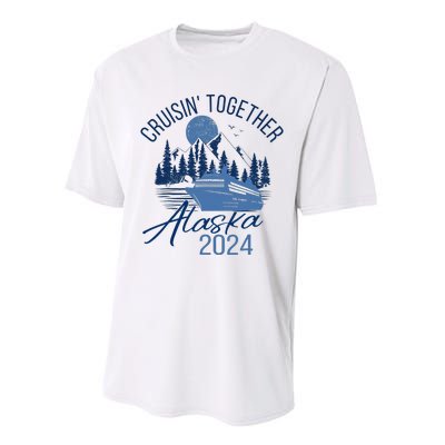 Matching Family Friends And Group Alaska Cruise 2024 Trip Performance Sprint T-Shirt