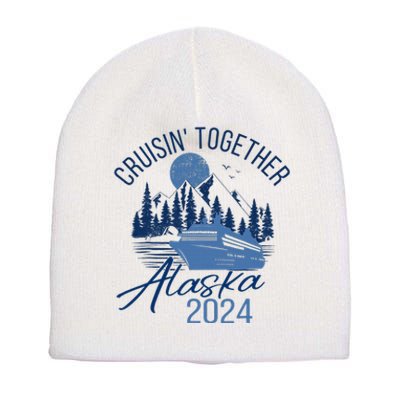 Matching Family Friends And Group Alaska Cruise 2024 Trip Short Acrylic Beanie