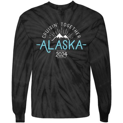 Matching Family Friends And Group Alaska Cruise 2024 Tie-Dye Long Sleeve Shirt