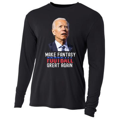 Make Fantasy Football Great Again Draft Party Cooling Performance Long Sleeve Crew