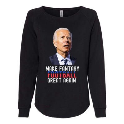 Make Fantasy Football Great Again Draft Party Womens California Wash Sweatshirt