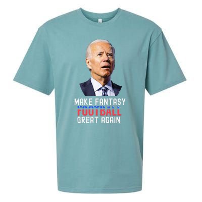 Make Fantasy Football Great Again Draft Party Sueded Cloud Jersey T-Shirt