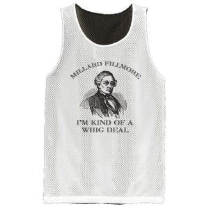 Millard Fillmore Funny Whig Party American History Mesh Reversible Basketball Jersey Tank