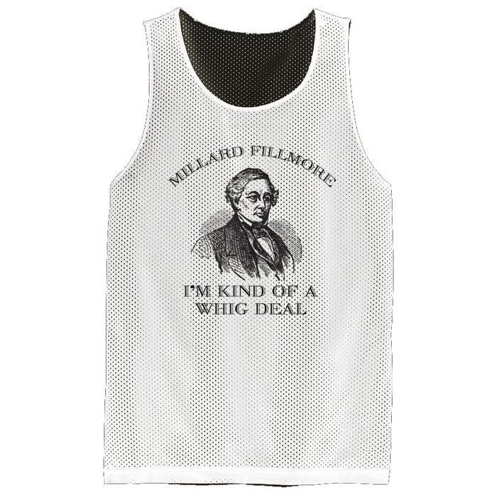 Millard Fillmore Funny Whig Party American History Mesh Reversible Basketball Jersey Tank