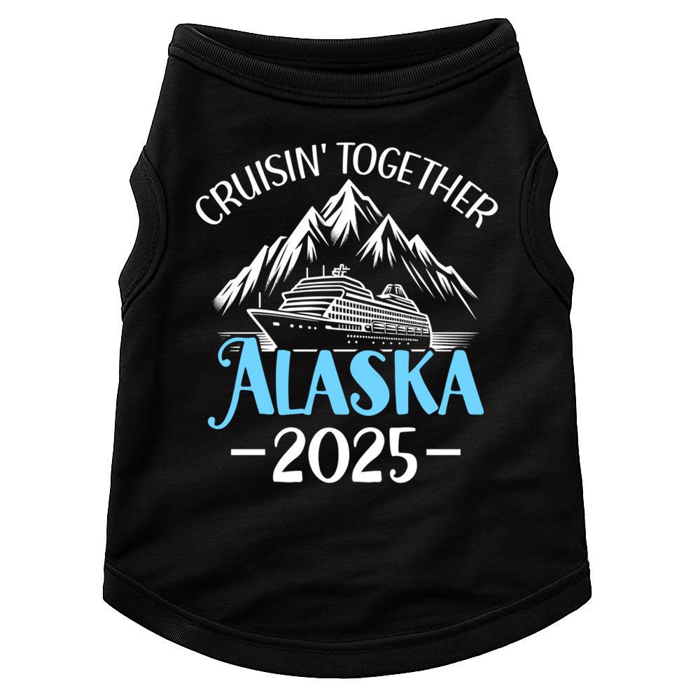 Matching Family Friends And Group Alaska Cruise 2025 Funny Gift Doggie Tank