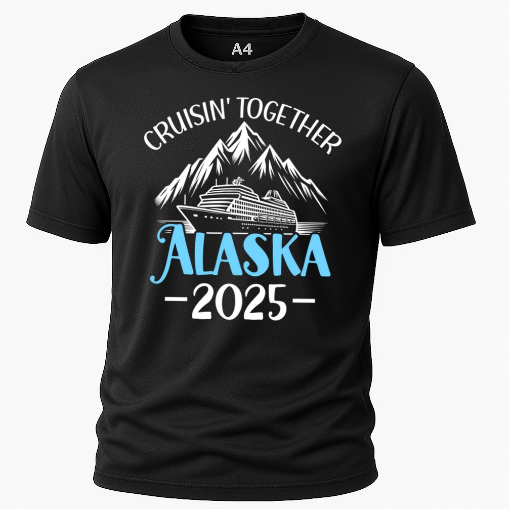 Matching Family Friends And Group Alaska Cruise 2025 Funny Gift Cooling Performance Crew T-Shirt