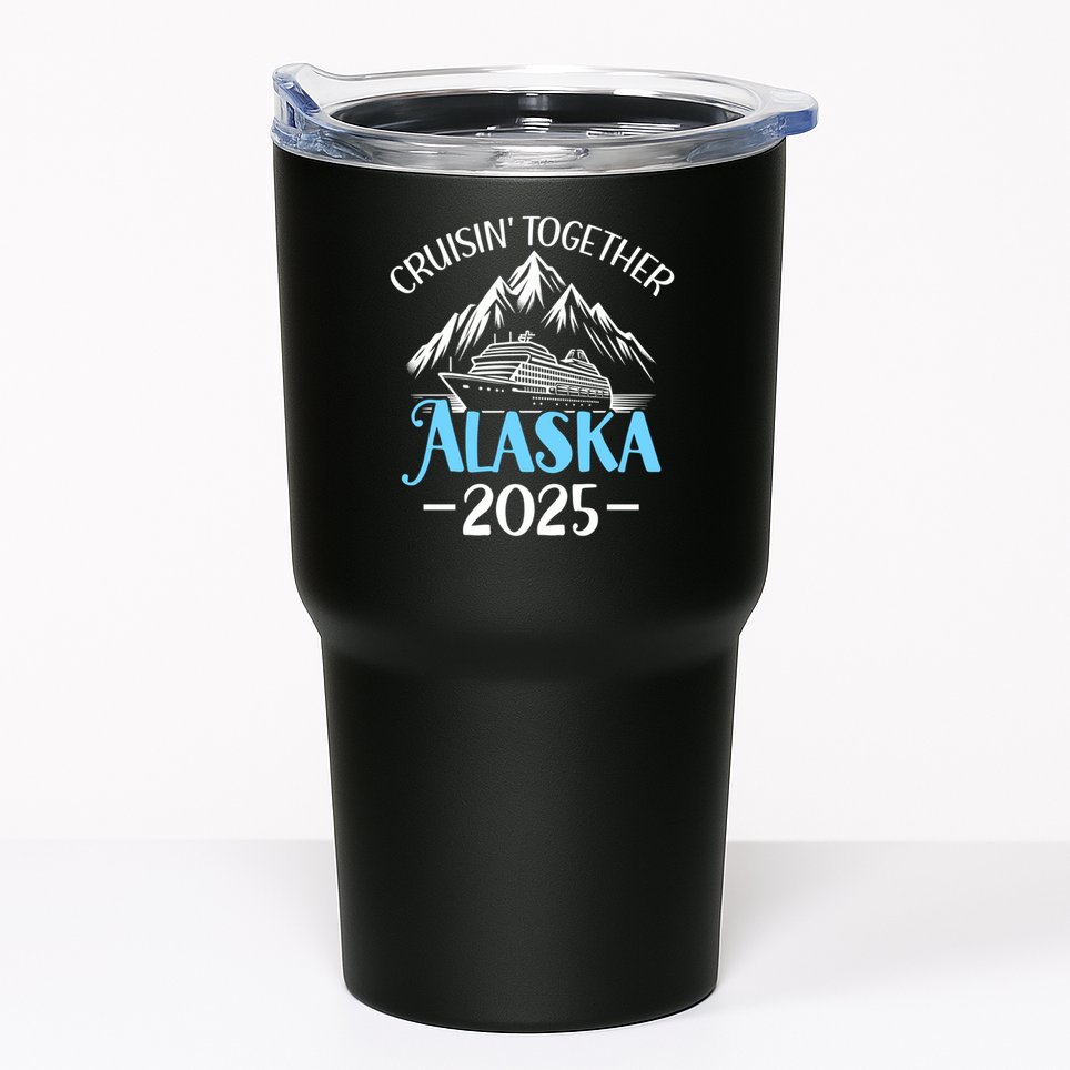 Matching Family Friends And Group Alaska Cruise 2025 Funny Gift Tumbler