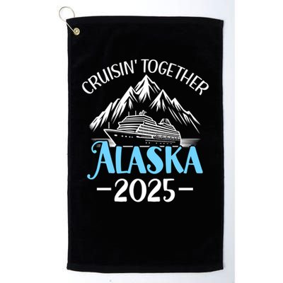 Matching Family Friends And Group Alaska Cruise 2025 Funny Gift Golf Towel