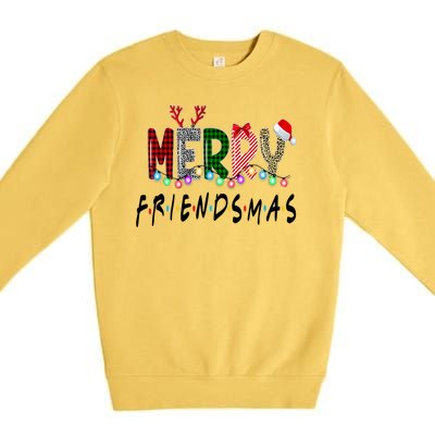 Merry Friendsmas Friends Christmas Family Matching Xmas Premium Crewneck Sweatshirt