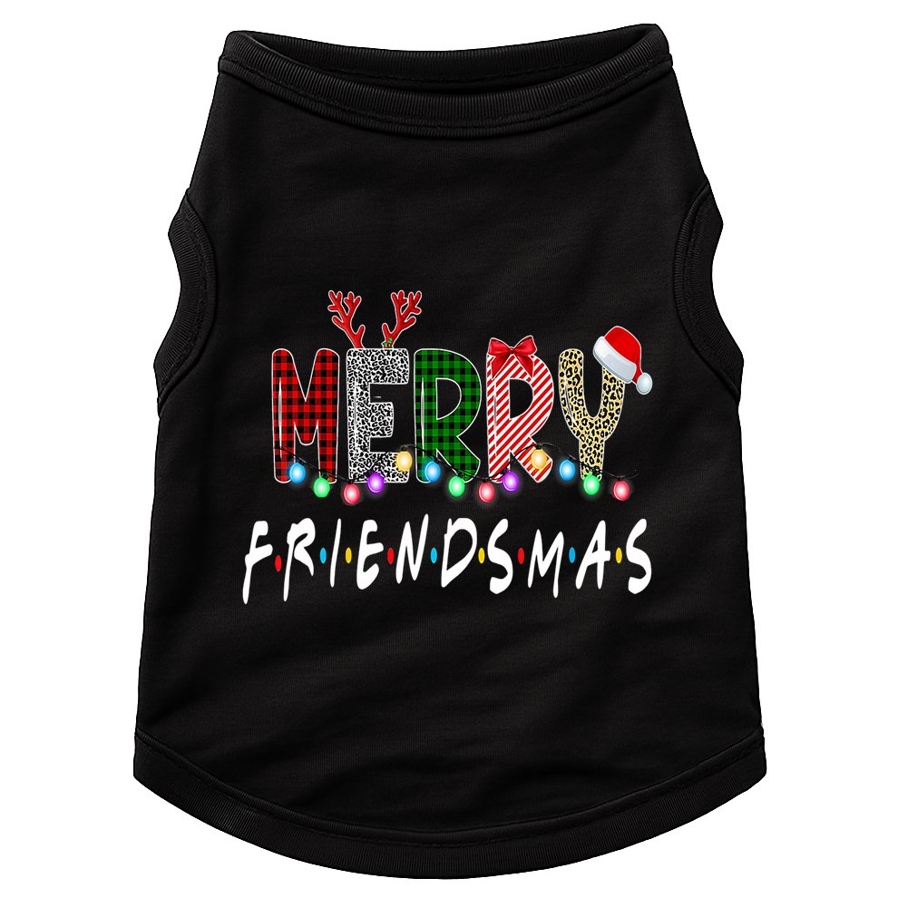 Merry Friendsmas Friends Christmas Family Matching Xmas Doggie Tank